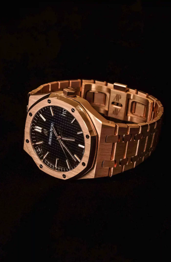 Audemars Piguet Oak Selfwinding, 41mm, 18k Rose Gold, Black Dial, 15500OR.OO.1220OR.01 - 图片 5