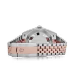 Rolex Datejust 126331 Rose Gold Stainless Steel Rhodium Slate Fluted Motif Dial Jubilee - 图片 6