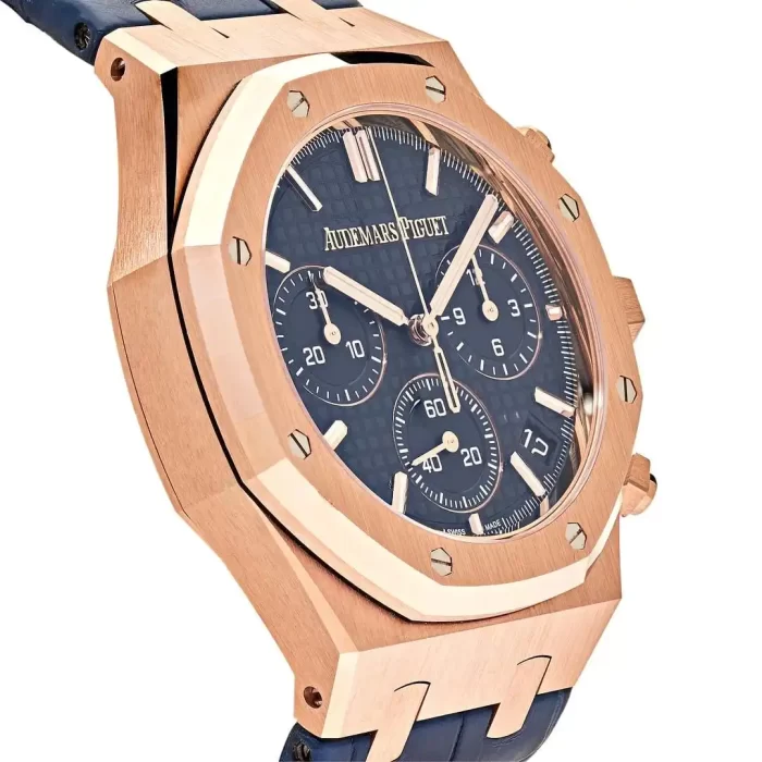 Audemars Piguet Royal Oak 26240OR.OO.D315CR.01 Chronograph '50th Anniversary' Rose Gold Blue Dial (2022) - 图片 3