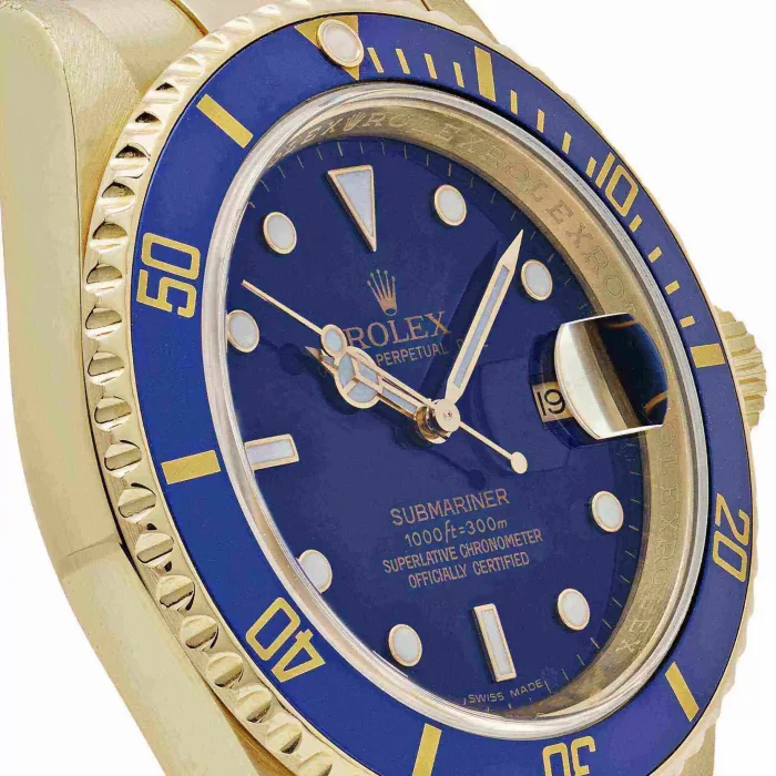 Rolex Submariner Date 116618LB-0003 Yellow Gold Blue Dial - 图片 3