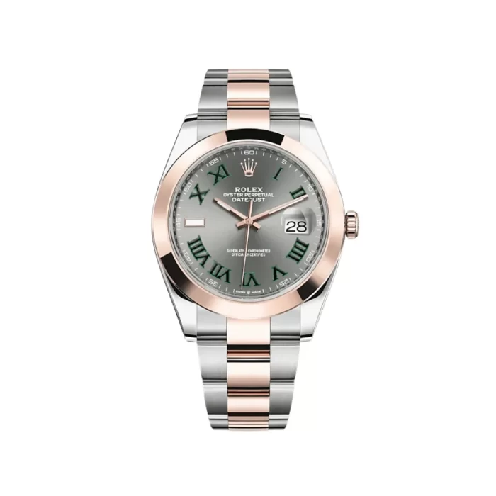 Rolex Datejust 126301 Stainless Steel Rose Gold Slate Dial - 图片 1