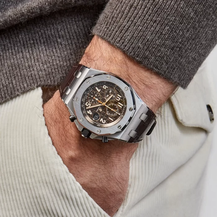 Audemars Piguet Royal Oak Offshore 26470ST.OO.A820CR.01 Chronograph Stainless Steel Brown Dial - 图片 6