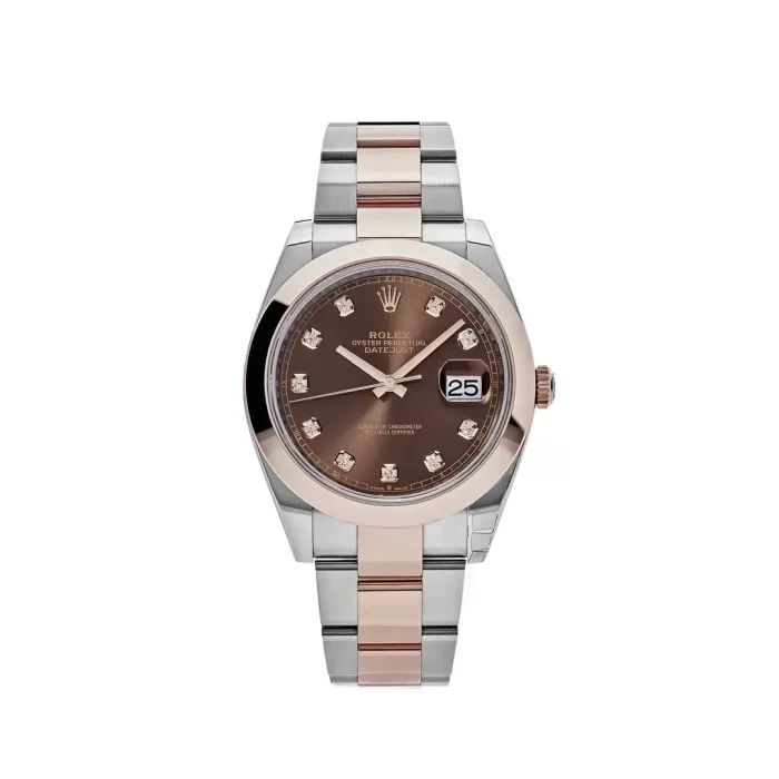 Rolex Datejust 126301-0003 Rose Gold Stainless Steel Chocolate Diamond Dial (2023) - 图片 4