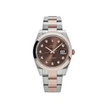 Rolex Datejust 126301-0003 Rose Gold Stainless Steel Chocolate Diamond Dial (2023)