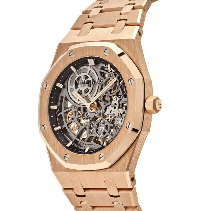Audemars Piguet Royal Oak 16204OR.OO.1240OR.03 Openworked 'Jumbo' Extra-Thin Rose Gold - 图片 4