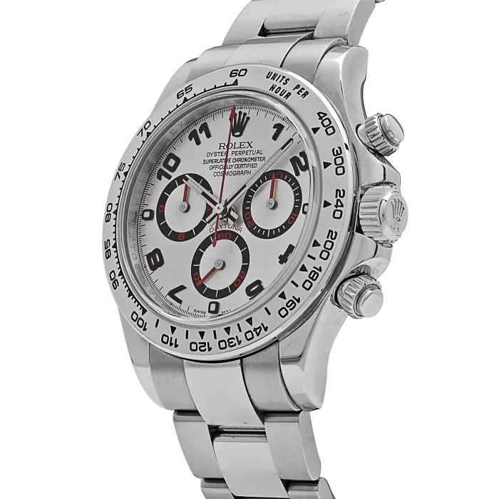 Rolex Daytona 116509 Silver Racing Dial White Gold - 图片 5