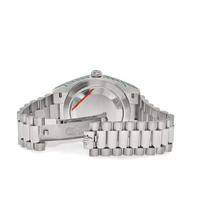 Rolex Day-Date 228206 Platinum Meteorite Diamond Dial - 图片 6