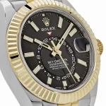 Rolex Sky-Dweller 326933 Stainless Steel Yellow Gold Jubilee Black Dial - 图片 3