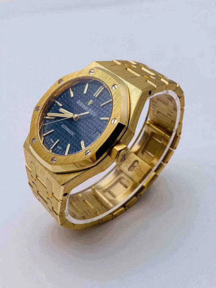 Audemars Piguet Oak Selfwinding, Blue dial, 37mm, Yellow gold, 15450BA.OO.1256BA.02 - 图片 5