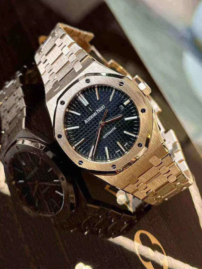 Audemars Piguet Oak Selfwinding Automatic 41MM Black Dial Watch 15400OR.OO.1220OR.01 - 图片 5