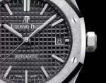 Audemars Piguet Oak Frosted Gold Selfwinding, Black dial, 37mm,White gold, 15454BC.GG.1259BC.03 - 图片 6