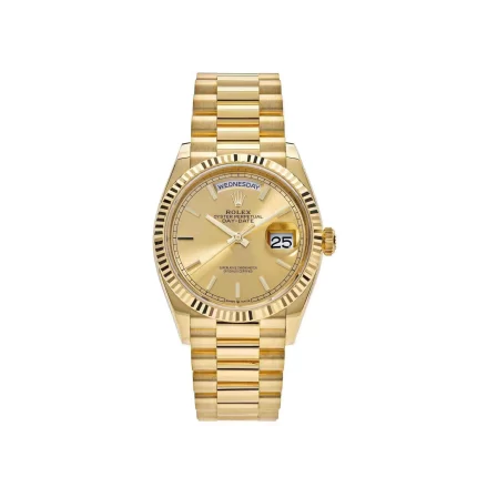 Rolex Day-Date 128238-0045 Yellow Gold Champagne Dial
