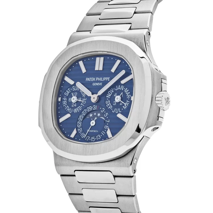 Patek Philippe Nautilus 5740/1G-001 'Tiffany & Co.' Perpetual Calendar Moon Phases White Gold Blue Dial - 图片 3