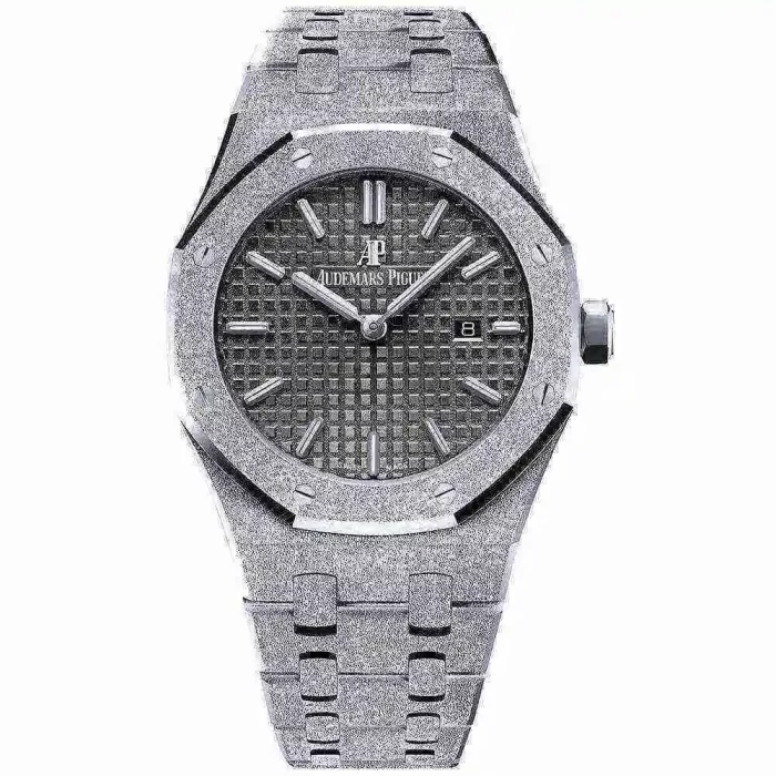 Audemars Piguet Oak Frosted Gold Quartz Black dial, 33mm, 18k White gold, 67653BC.GG.1263BC.02 - 图片 2