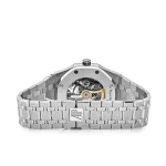 Audemars Piguet Royal Oak 15412BC.YG.1224BC.03 Double Balance Wheel Rainbow Bezel Frosted White Gold - 图片 5