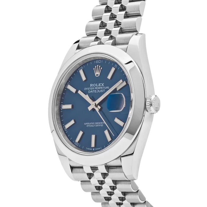 Rolex Datejust 126300 Stainless Steel Blue Dial Jubilee - 图片 4