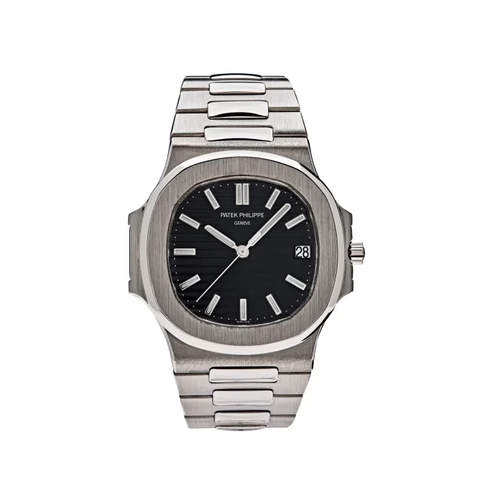 Patek Philippe Nautilus 3711/1G-001 White Gold Black Dial Date (2005) - 图片 1