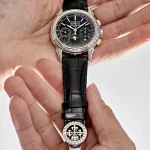 Patek Philippe Grand Complications 5271P-001 Perpetual Calendar Platinum Black Dial Baguette Bezel - 图片 2