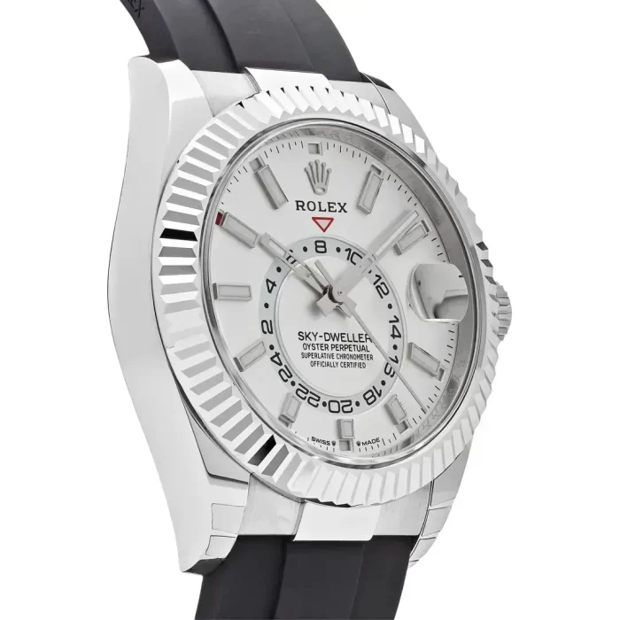 Rolex Sky-Dweller 336239-0003 White Gold White Dial Oysterflex - 图片 5