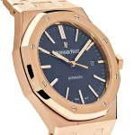 Audemars Piguet Royal Oak Selfwinding Rose Gold Blue Dial 15400OR.OO.1220OR.03 - 图片 4