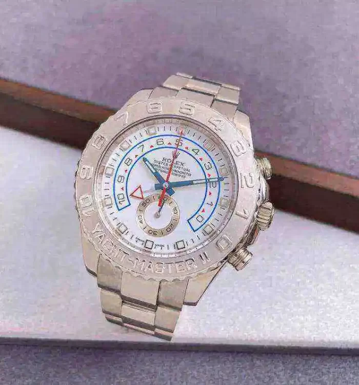 Rolex Yacht-Master II 116689-78219 White Gold Platinum White Dial - 图片 4