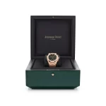 Audemars Piguet Royal Oak 26240OR.OO.1320OR.04 Selfwinding Chronograph '50th Anniversary' Rose Gold Khaki Green Dial - 图片 4