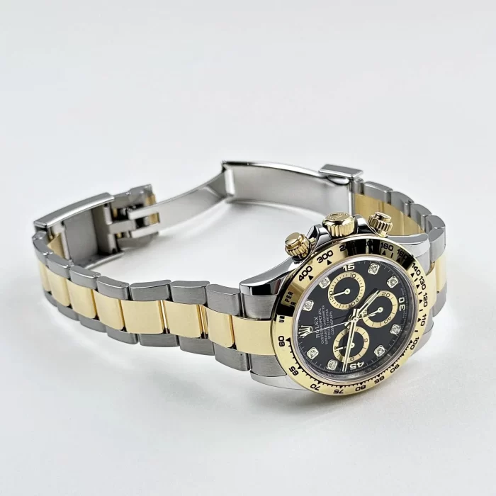 Rolex Daytona 116503 Yellow Gold Stainless Steel Black Diamond Dial (2022) - Image 4