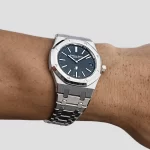Audemars Piguet Royal Oak 16202ST.OO.1240ST.02 'Jumbo' Extra-Thin Stainless Steel Blue Dial - 图片 5