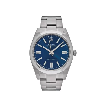 Rolex Oyster Perpetual 124300 Stainless Steel Bright Blue Dial