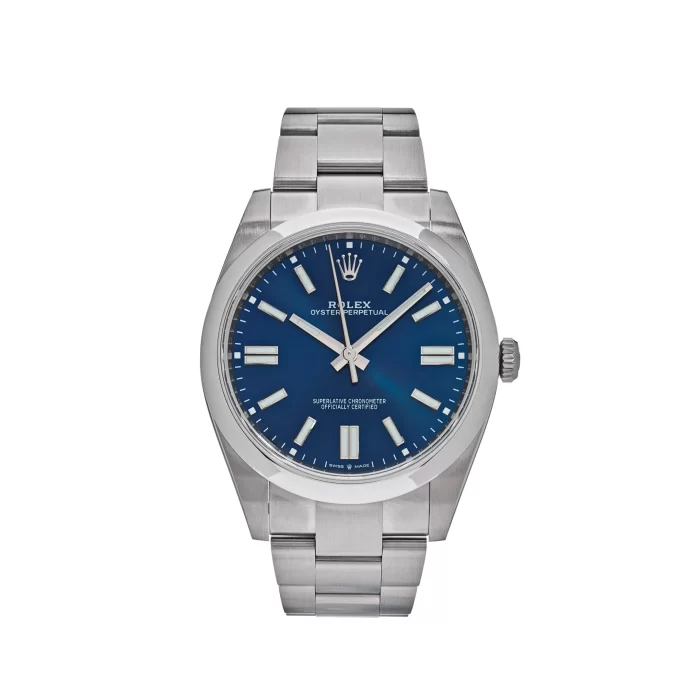 Rolex Oyster Perpetual 124300 Stainless Steel Bright Blue Dial - 图片 1