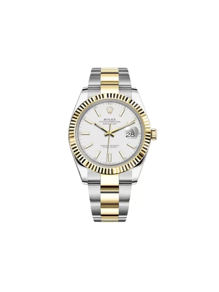 Rolex Datejust 126333 Yellow Gold Stainless Steel White Dial