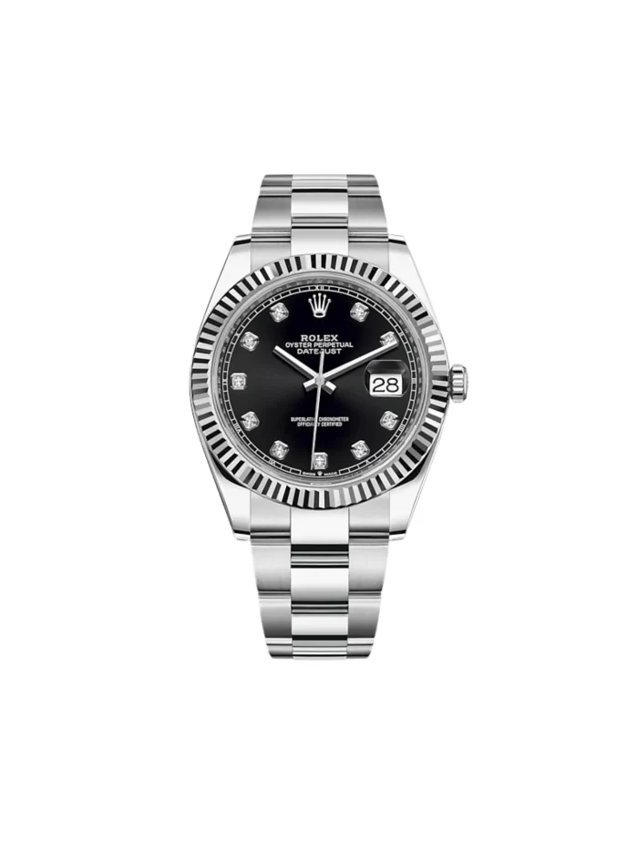 Rolex Datejust 126334 Stainless Steel Black Diamond Dial Oyster - 图片 1