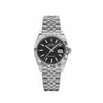 Rolex Datejust 126234 White Gold Stainless Steel Black Dial Jubilee