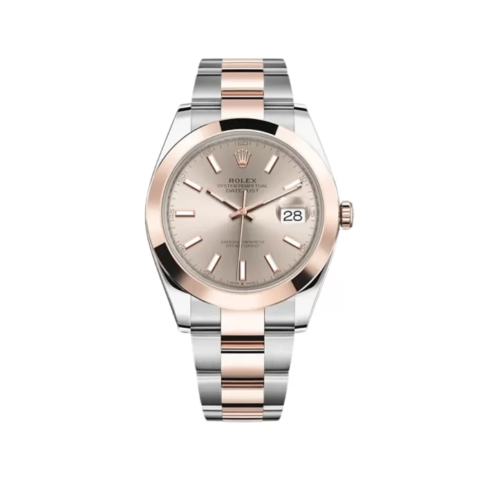 Rolex Datejust 126301 Stainless Steel Rose Gold Sundust Dial - 图片 1