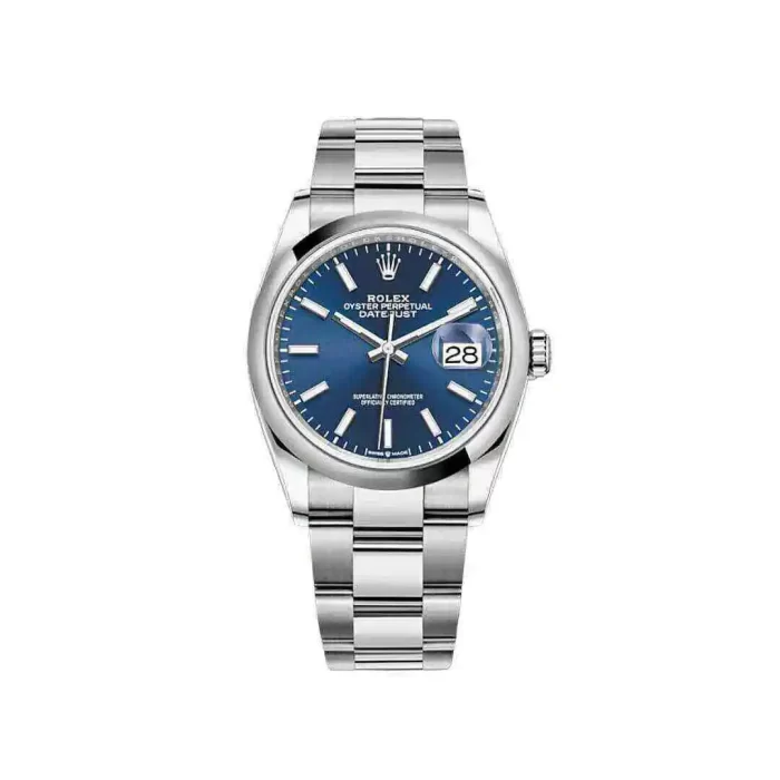 Rolex Datejust 126200 Stainless Steel Blue Dial Oyster - 图片 1