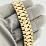 Rolex Day-Date 228238 Yellow Gold Green Roman Numerals Dial - 图片 5