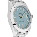 Rolex Day-Date 228206 Platinum Ice Blue Diamond Dial - 图片 3