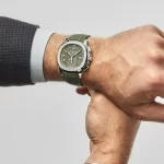 Patek Philippe Aquanaut 5968G-010 Chronograph White Gold Khaki Green Dial - 图片 2