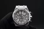 Audemars Piguet Oak Chronograph Ref. # 26320ST.OO.1220ST.02 Silver-toned Dial 41mm Stainless Steel Watch - 图片 4