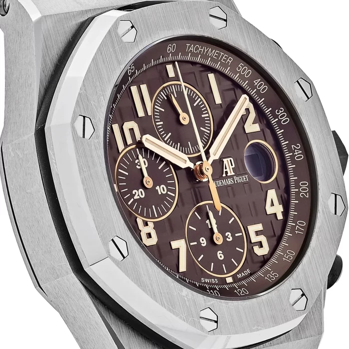 Audemars Piguet Royal Oak Offshore 26470ST.OO.A820CR.01 Chronograph Stainless Steel Brown Dial - 图片 5