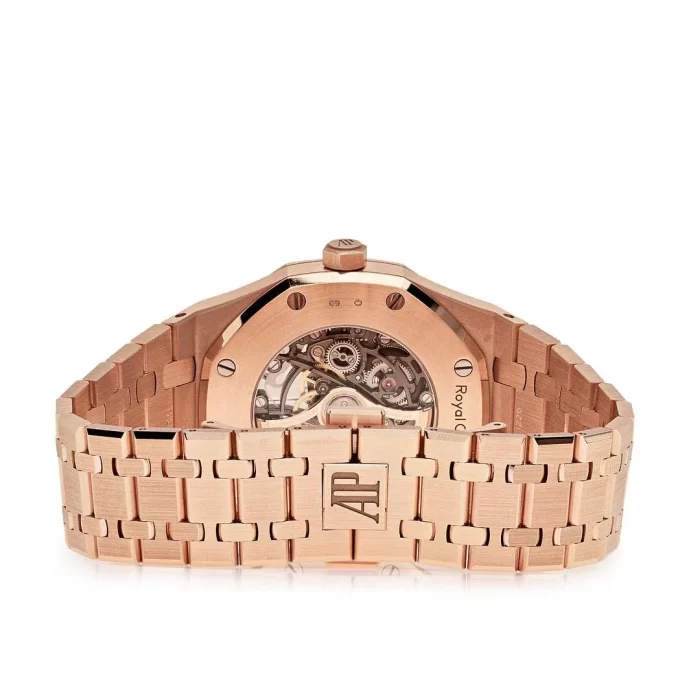 Audemars Piguet Royal Oak 15407OR.OO.1220OR.01 Double Balance Wheel Openworked Rose Gold - 图片 6