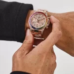 Rolex Daytona 116595RBOW 'Rainbow' Rose Gold Pave Diamond Dial Sapphire Bezel - 图片 2