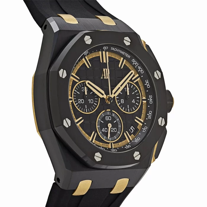 Audemars Piguet Royal Oak Offshore 26420CE.OO.A127CR.01 Chronograph Black Ceramic Yellow Gold Black Dial - 图片 6