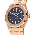 Audemars Piguet Royal Oak Selfwinding Rose Gold Blue Dial 15400OR.OO.1220OR.03 - 图片 3