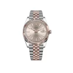 Rolex Datejust 126331 Rose Gold Stainless Steel Sundust Dial Jubilee - 图片 4
