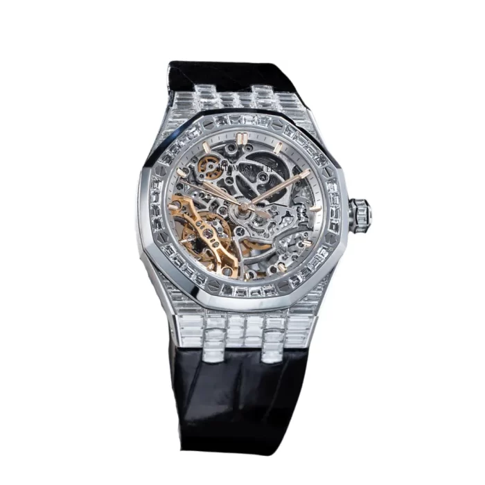 Audemars Piguet Royal Oak 15469BC.ZZ.D001CR.01 'High Jewelry' Double Balance Wheel - 图片 1