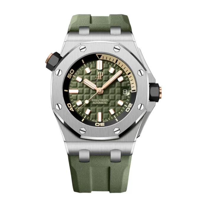 Audemars Piguet Royal Oak Offshore 15720ST.OO.A052CA.01 Diver Stainless Steel Khaki Green Dial - 图片 1