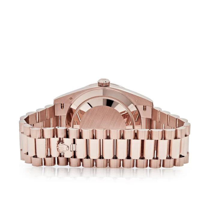 Rolex Day-Date 228345RBR Rose Gold Diamond Bezel Sundust Diamond Dial - 图片 7