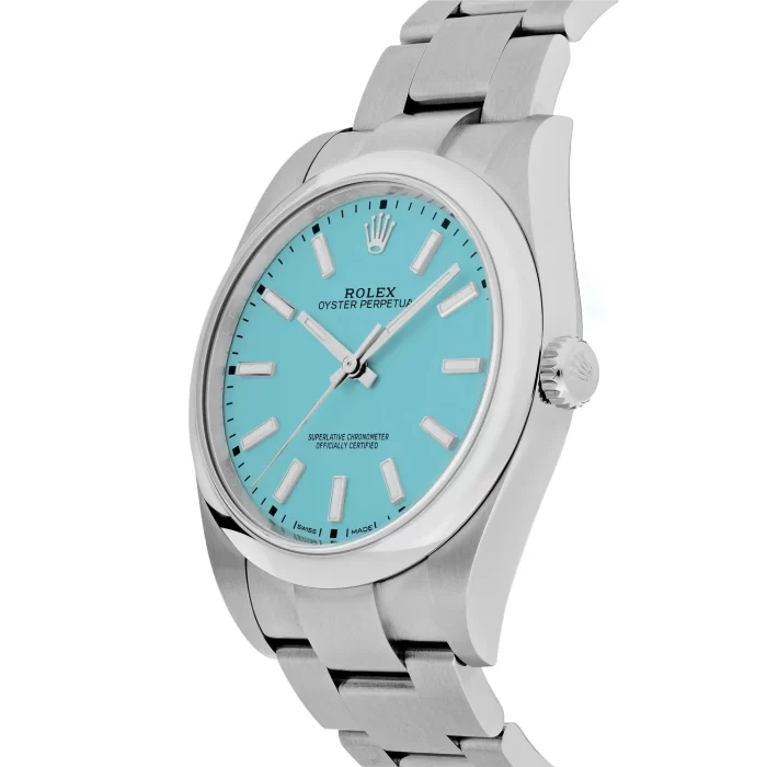 Rolex Oyster Perpetual 124300 Stainless Steel Tiffany Blue Turquoise Dial - 图片 3