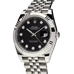 Rolex Datejust 126334 Stainless Steel Black Diamond Dial Jubilee - 图片 3